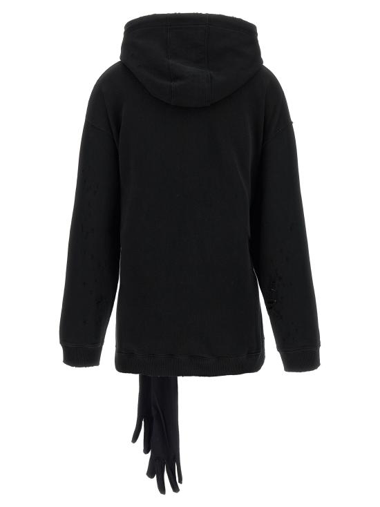 26SS MM6 메종마르지엘라 후드 티셔츠 MM327858BM BLACK - MM6 MAISON MARGIELA