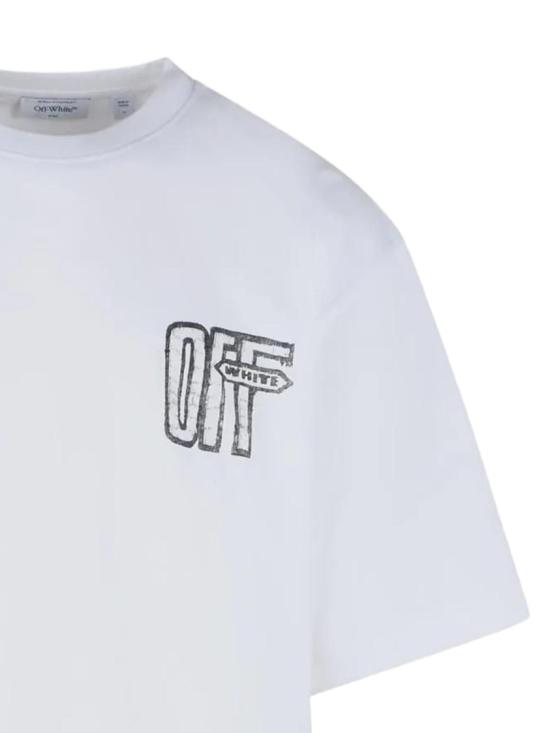 26FW 오프화이트 반팔 티셔츠 44MAA120F26J00Y100 White - OFF WHITE