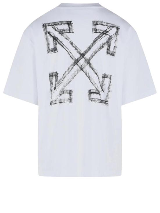 26FW 오프화이트 반팔 티셔츠 44MAA120F26J00Y100 White - OFF WHITE