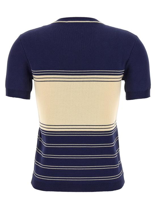 25FW 발렌티노 가라바니 반팔 티셔츠 VA312425BM NAVY - VALENTINO GARAVANI
