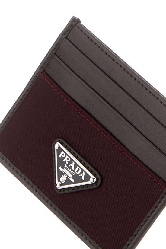 26SS 프라다 앤티크 레더 가죽 카드 지갑 앤티크 레더 가죽 카드 지갑 2MC0252DW3 F0007 BURGUNDY - PRADA