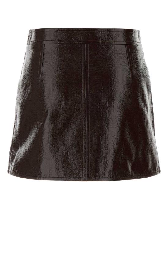 26SS 쿠레쥬 숏 스커트 PERCJU001VY0014 1983 BROWN - COURREGES