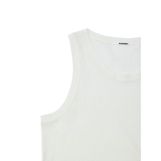  질샌더 민소매 티셔츠 JI 9908666 WHITE - JIL SANDER