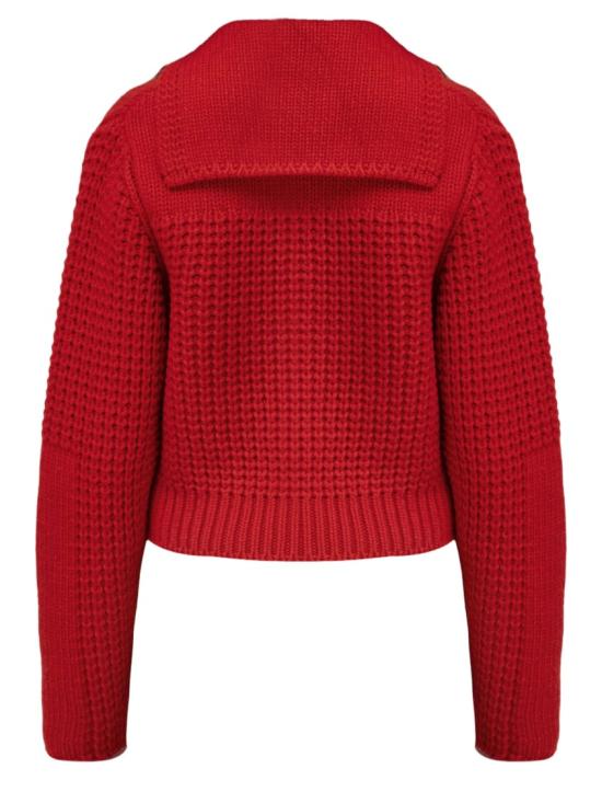 26FW 살바토레 페라가모 가디건 13I549002 Red - SALVATORE FERRAGAMO