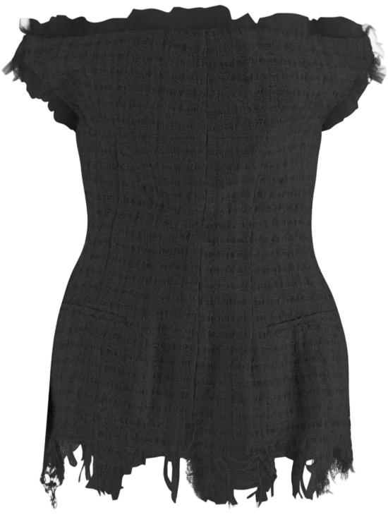 26SS 마티에르 페칼 숏 원피스 MAT02T1011 Black