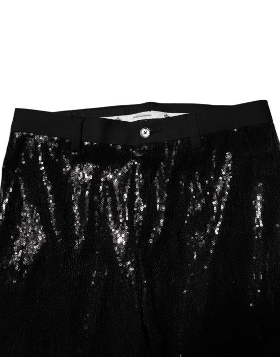  돌체앤가바나 스트레이트 팬츠 PAN75787 BLACK - DOLCE & GABBANA