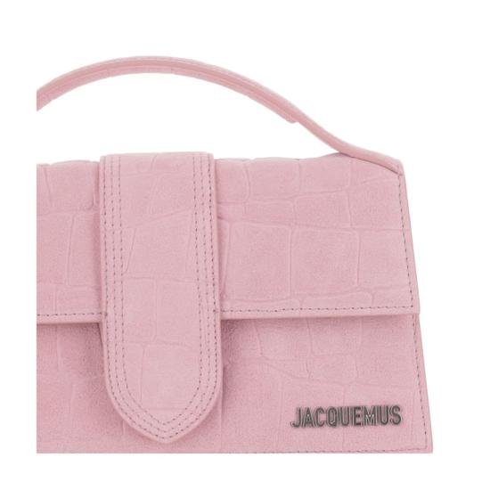 26FW 자크뮈스 라지 밤비노 크로스바디 플랩 백 BAW00007AC07A09410 Pink - JACQUEMUS