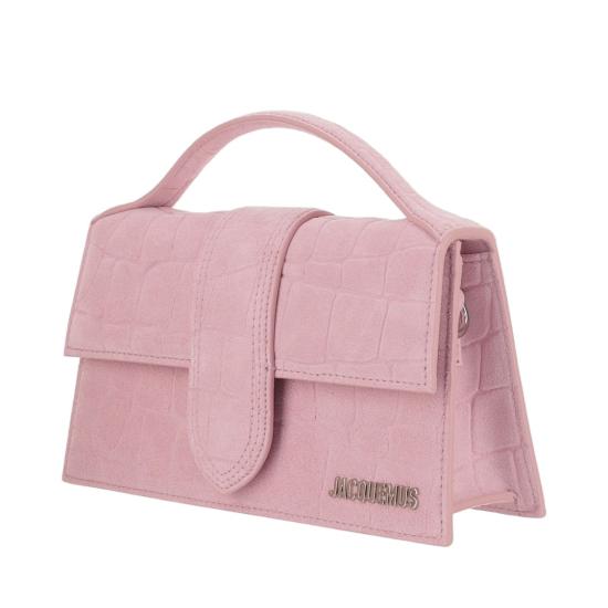 26FW 자크뮈스 라지 밤비노 크로스바디 플랩 백 BAW00007AC07A09410 Pink - JACQUEMUS