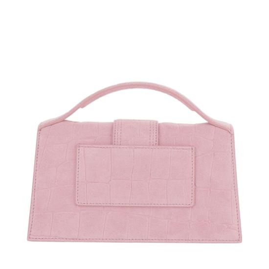 26FW 자크뮈스 라지 밤비노 크로스바디 플랩 백 BAW00007AC07A09410 Pink - JACQUEMUS
