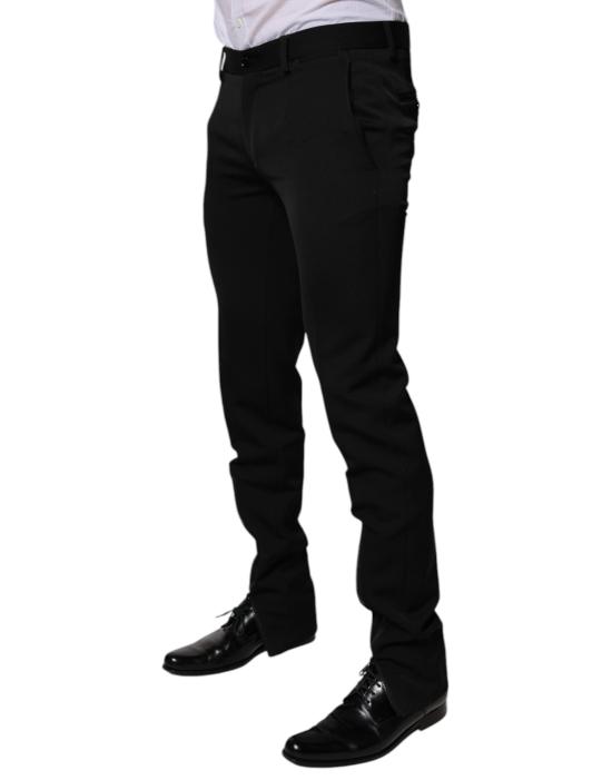 돌체앤가바나 스트레이트 팬츠 PAN75328 BLACK - DOLCE & GABBANA
