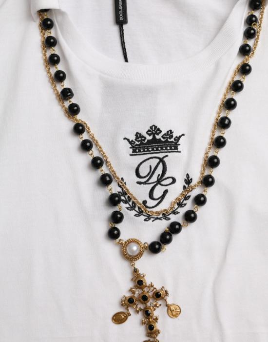  돌체앤가바나 반팔 티셔츠 TSH84876 WHITE - DOLCE & GABBANA