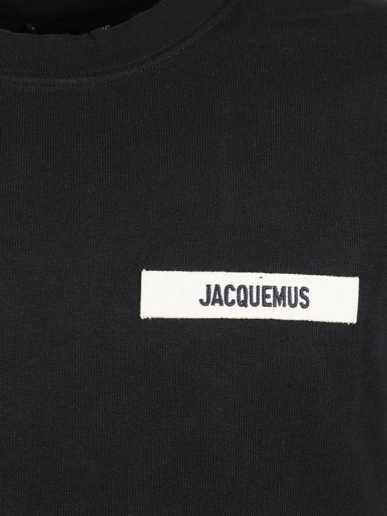 26FW 자크뮈스 반팔 티셔츠 25HTSM00133AJ00226990 Black - JACQUEMUS