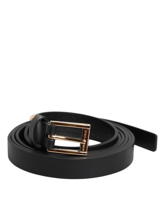  돌체앤가바나 가죽 벨트 BEL9277 BLACK - DOLCE & GABBANA