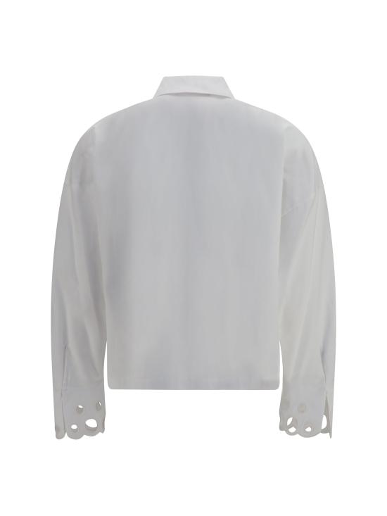 26FW 막스마라 스튜디오 셔츠 2626116011600 001 WHITE - MAX MARA STUDIO
