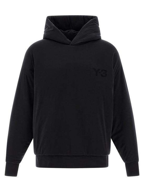 25FW 와이쓰리 후드 티셔츠 Y322339BM BLACK