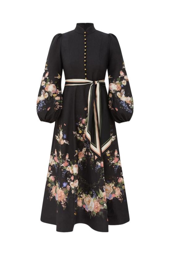 26FW 짐머만 롱 원피스 9143DF261BLBQ Black