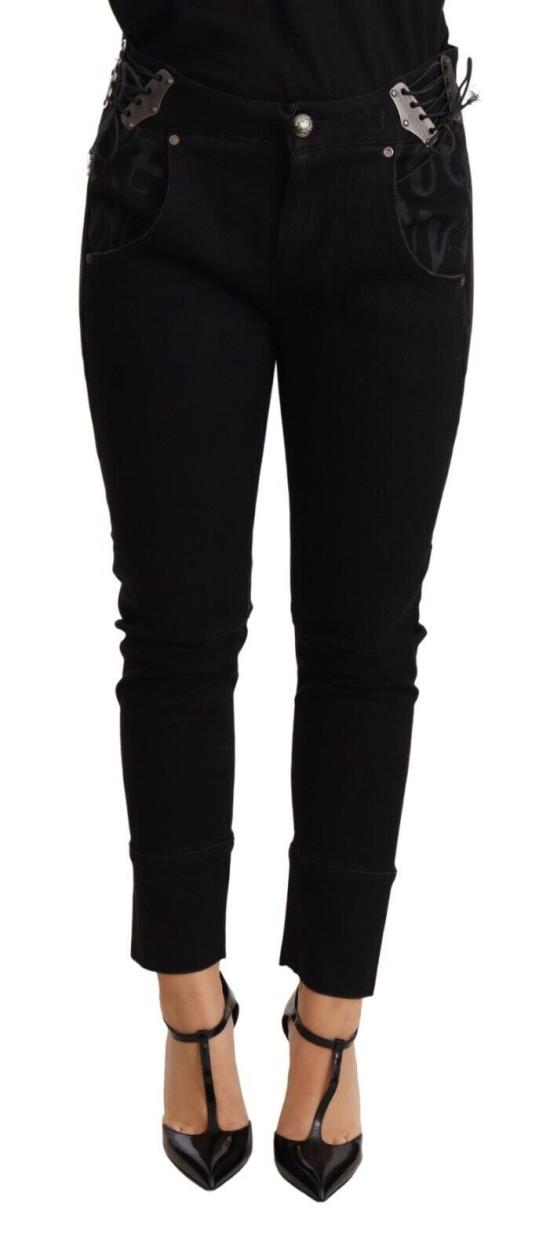  에르마노 설비노 데님 팬츠 PAN72065 BLACK - ERMANNO SCERVINO
