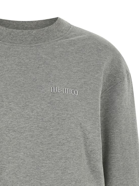 25FW 디 아티코 긴팔 티셔츠 TH316873BM GRAY - THE ATTICO