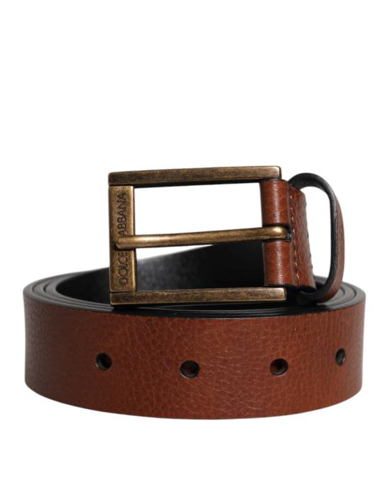  돌체앤가바나 가죽 벨트 BEL9336 BROWN - DOLCE & GABBANA