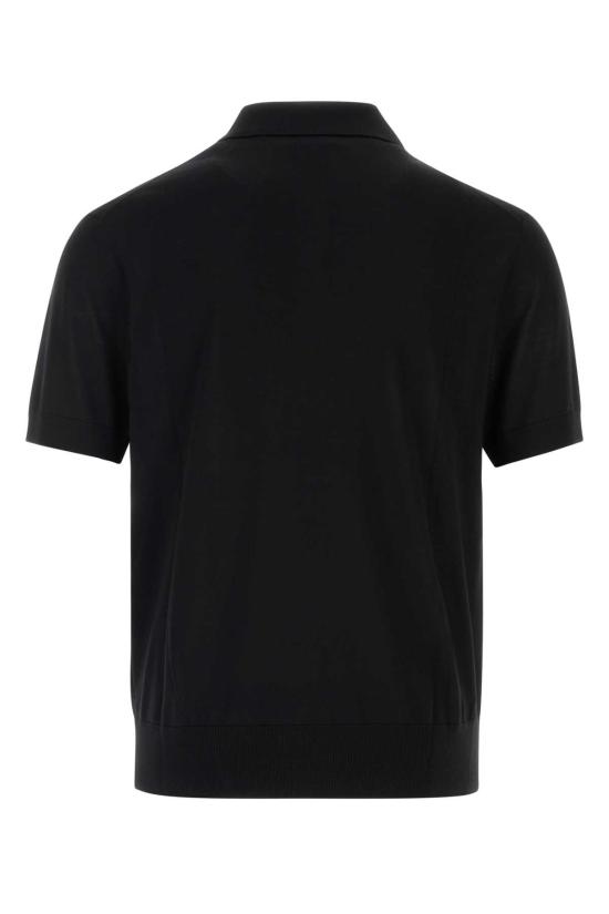 26FW 디스퀘어드2 폴로 티셔츠 S74HA1679D13205 900 BLACK - DSQUARED2