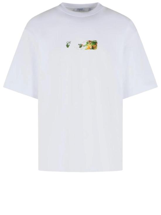 26FW 오프화이트 반팔 티셔츠 44MAA120F26J00D100 White
