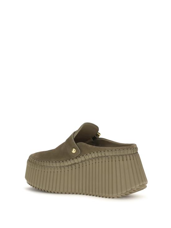 26FW 끌로에 뮬/슬리퍼 CH26A13CMS 21S KHAKI - CHLOE