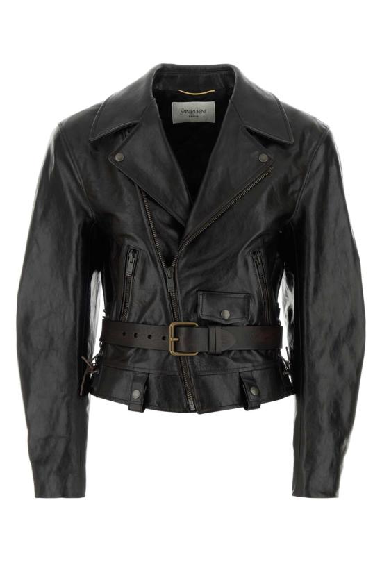 26SS 생로랑 바이커 자켓 865713YCVG2 2825 BLACK