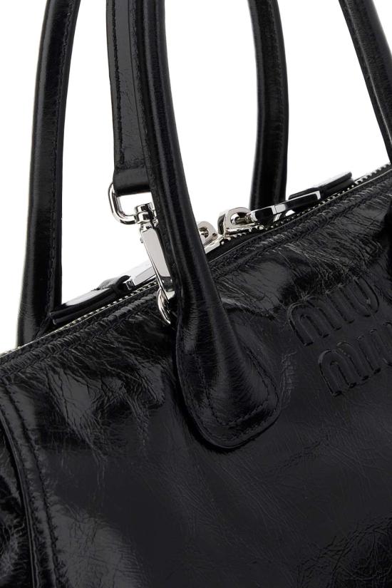 26FW 미우미우 샤이니 레더 백 샤이니 레더 백 5BA3352A44 F0002 BLACK - MIU MIU