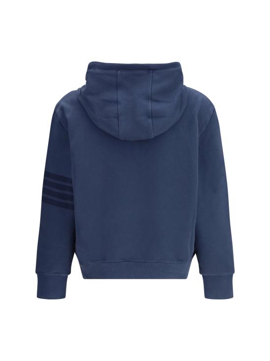26FW 톰브라운 솔리드 루프백 4바 후디 MJT556AJ0007 415 NAVY - THOM BROWNE