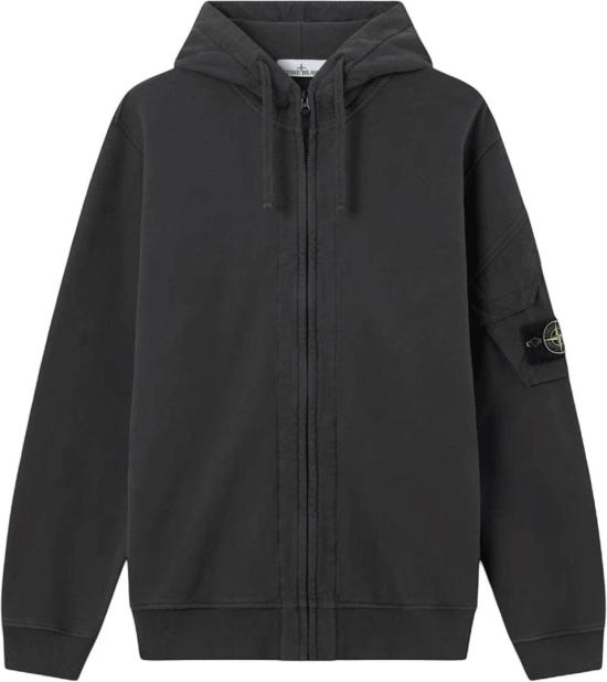 26FW 스톤 아일랜드 후드 티셔츠 STONEISLANDL2S156100016S0A20V0062BRUSHEDORGANICCOTTONFLEECEHOODIEDARKGREY DONKERGREY