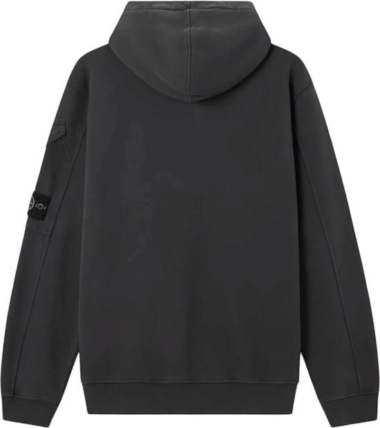 26FW 스톤 아일랜드 후드 티셔츠 STONEISLANDL2S156100016S0A20V0062BRUSHEDORGANICCOTTONFLEECEHOODIEDARKGREY DONKERGREY - STONE ISLAND