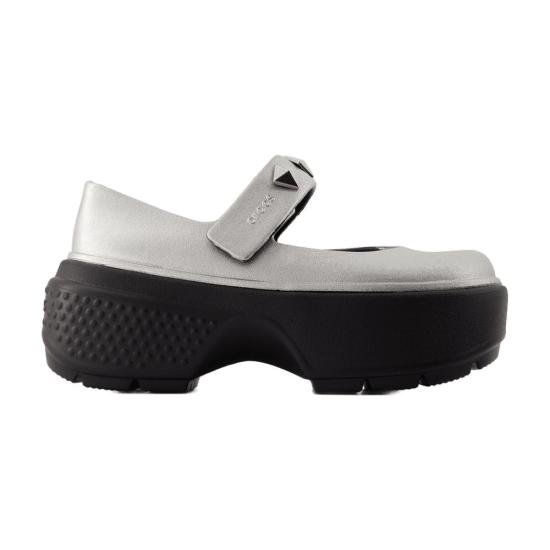  크록스 플랫 슈즈 CONFIG CROS22017 SILVER - CROCS