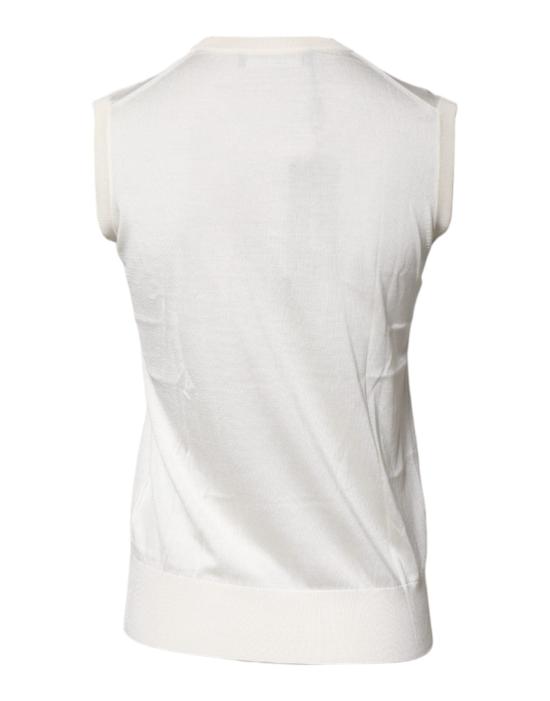  돌체앤가바나 민소매 티셔츠 TSH87248 WHITE - DOLCE & GABBANA
