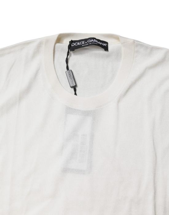  돌체앤가바나 민소매 티셔츠 TSH87248 WHITE - DOLCE & GABBANA