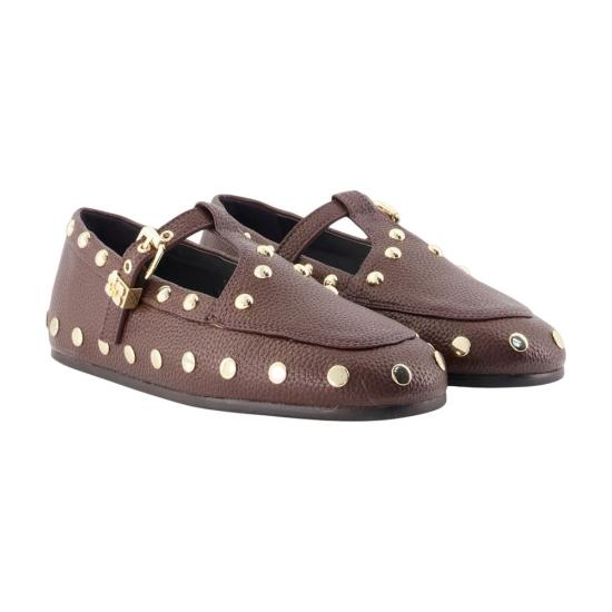 26FW 가니 플랫 슈즈 CONFIG GANS26015 BROWN - GANNI
