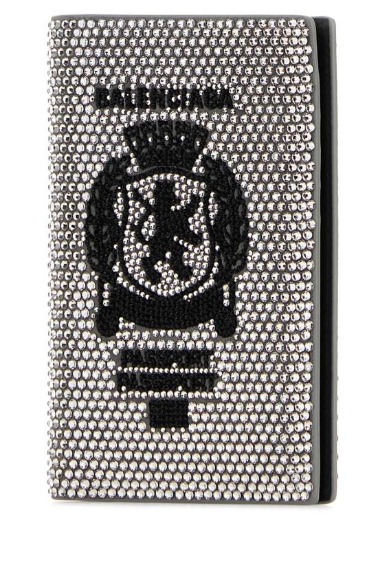 26SS 발렌시아가 패스포트 홀더 7877422ACCR 1232 SILVER - BALENCIAGA