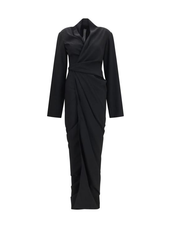 26FW 릭 오웬스 롱 원피스 RP02F5501HY 09 BLACK