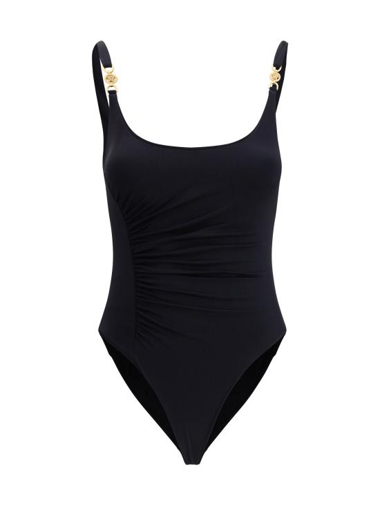 26SS 베르사체 원피스 수영복 10225711A17153 1B000 BLACK