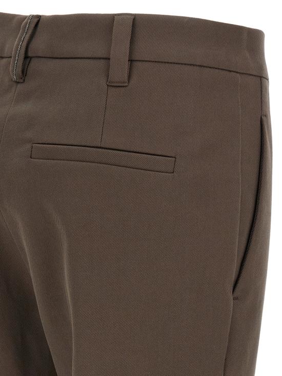 26SS 브루넬로 쿠치넬리 수트 팬츠 BR318903BM BROWN - BRUNELLO CUCINELLI