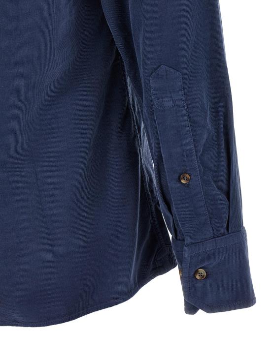 26FW 브루넬로 쿠치넬리 긴팔 셔츠 BR338644BM BLUE - BRUNELLO CUCINELLI
