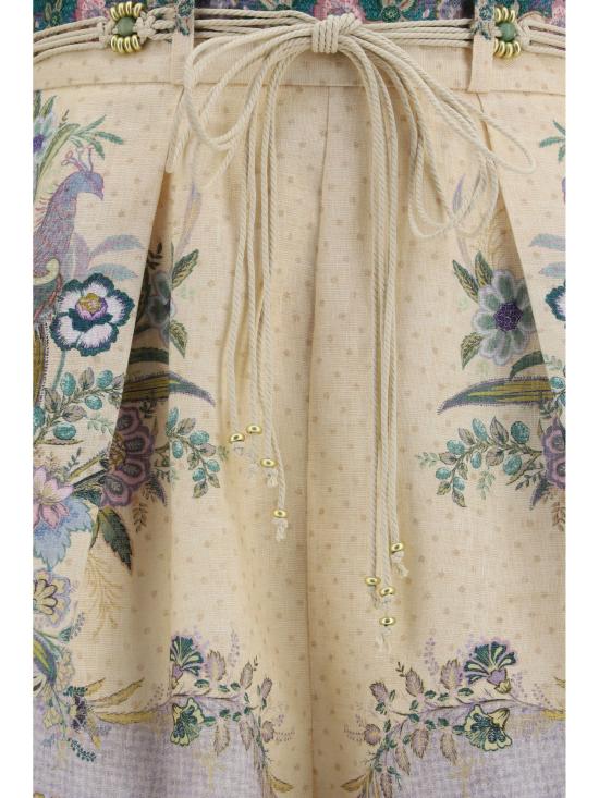  짐머만 숏팬츠 8632ASS262 CSCFL CREAM - ZIMMERMANN