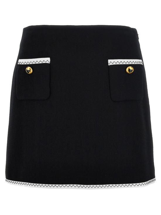  모스키노 숏 스커트 MO292644BM BLACK