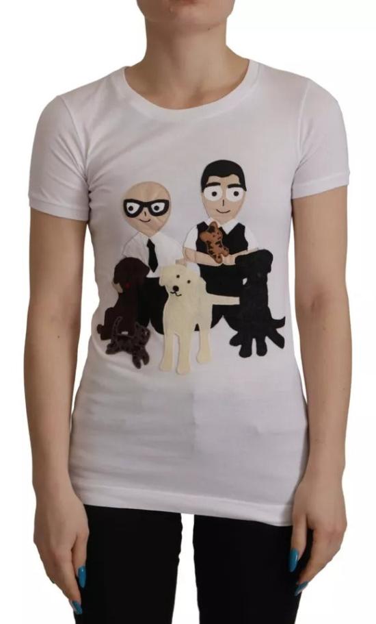  돌체앤가바나 반팔 티셔츠 TSH8054 WHITE - DOLCE & GABBANA