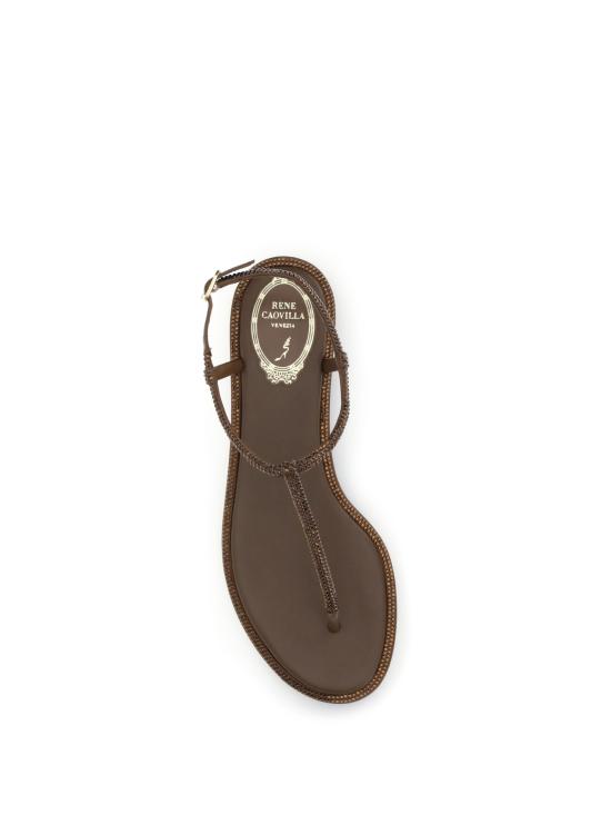 26SS 르네 카오빌라 샌들 C11574010 R001X033 BROWN - RENE CAOVILLA