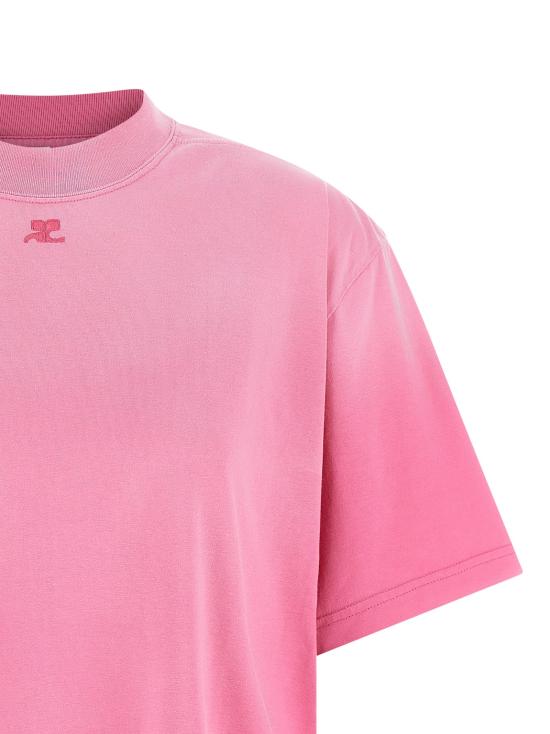 26SS 쿠레쥬 반팔 티셔츠 CO327001BM PINK - COURREGES