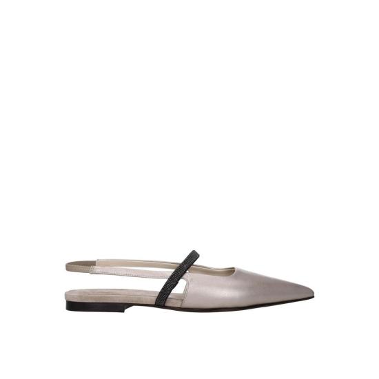  브루넬로 쿠치넬리 플랫 슈즈 BR 9235116818644 BEIGE