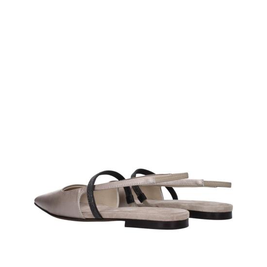  브루넬로 쿠치넬리 플랫 슈즈 BR 9235116818644 BEIGE - BRUNELLO CUCINELLI