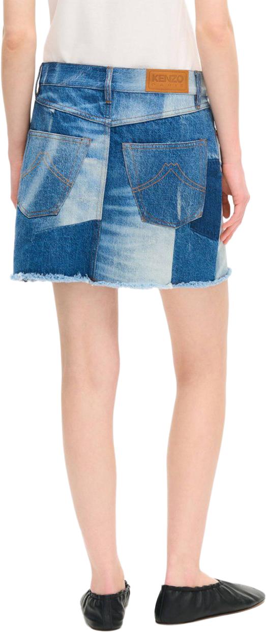 26FW 겐조 숏 스커트 FG62DJ2066B8DT BLUE - KENZO