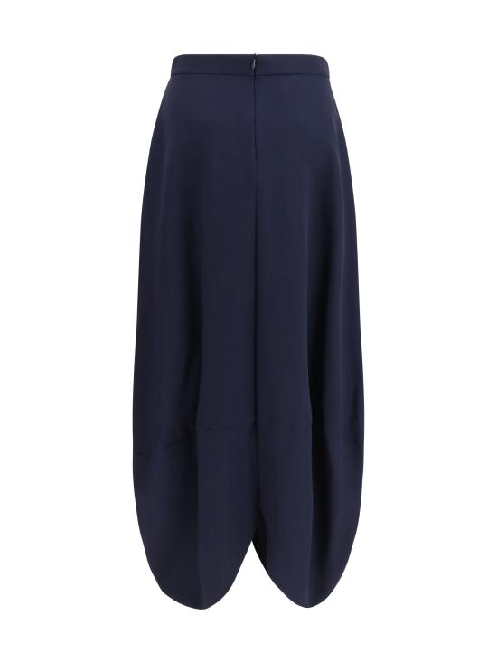 26FW 조르지오 아르마니 롱 스커트 GW003799TE16469 UB094 NAVY BLUE - GIORGIO ARMANI