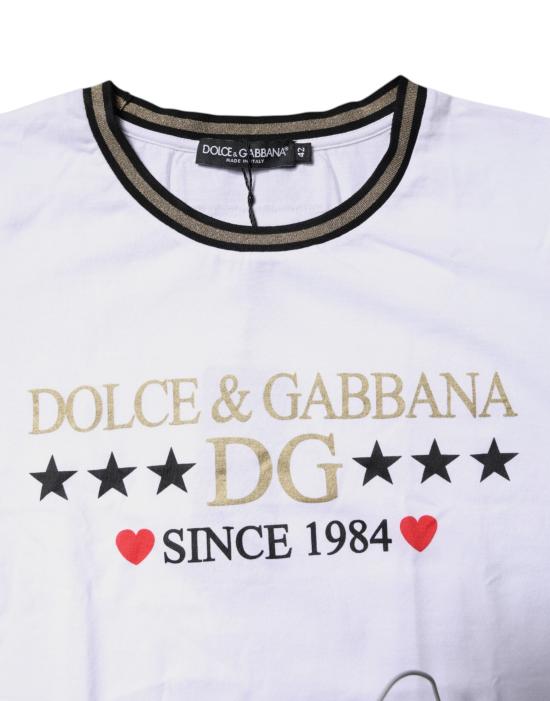 돌체앤가바나 반팔 티셔츠 TSH87361 WHITE - DOLCE & GABBANA